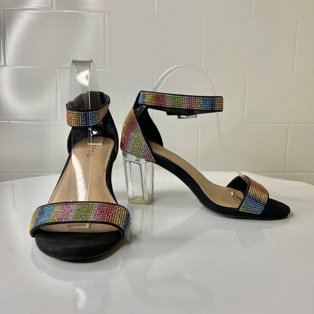 Gorgeous Torrid Multicolor Rhinestone heels